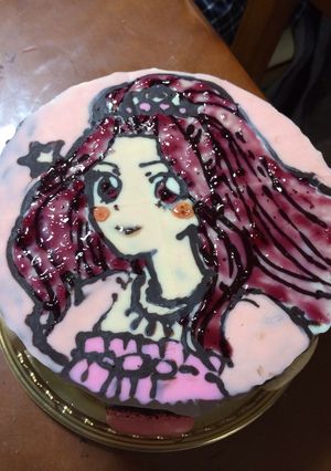 デコチョコ ケーキの上に☻-レシピのメイン写真