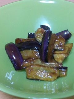 なすのからし酢醤油炒め-レシピのメイン写真