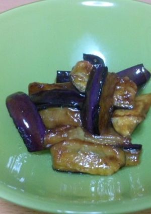 なすのからし酢醤油炒め-レシピのメイン写真