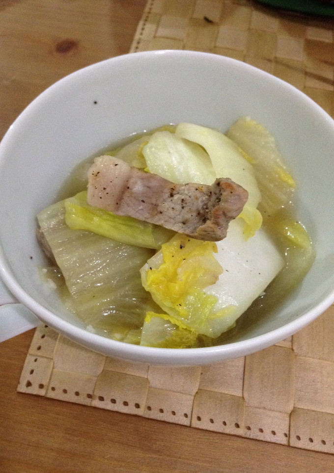 白菜と豚肉の洋風にんにく炒め-レシピのメイン写真