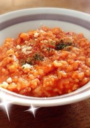 超簡単！♡ トマトチーズリゾット-レシピのメイン写真