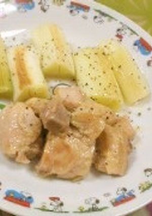マテ茶鶏と下仁田ネギのソテー（群馬）-レシピのメイン写真