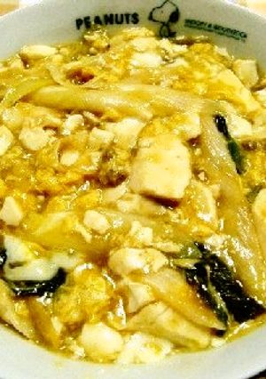 ★うどんスープの残りで*和風麻婆豆腐*♪-レシピのメイン写真