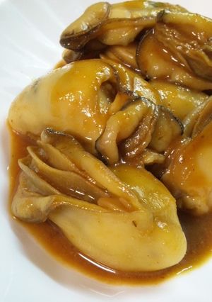 牡蠣の甘辛☆赤味噌煮-レシピのメイン写真