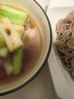 焼き葱たっぷり肉つけ蕎麦-レシピのメイン写真