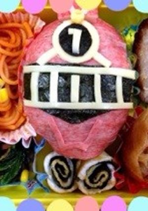 キャラ弁 トッキュウジャー-レシピのメイン写真