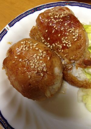 すき焼きのたれで！簡単☆肉巻きおにぎり-レシピのメイン写真