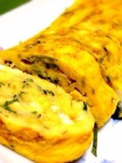シソたまご焼き-レシピのメイン写真