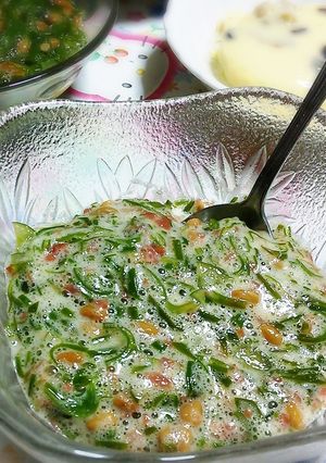 ほかほかご飯のお供に！めかぶ納豆♪-レシピのメイン写真