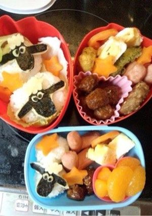 ひつじのショーン キャラ弁-レシピのメイン写真