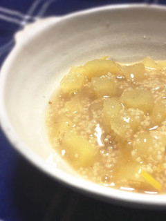 マクロビ◆もちあわとリンゴのコンポート-レシピのメイン写真