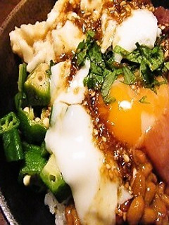 ばくだん丼~ぷちぷちごま醤油で~-レシピのメイン写真