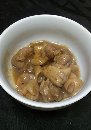 鶏もも肉の梅肉炒め-レシピのメイン写真