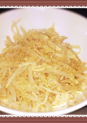 簡単副菜♪もやしとえのきのぽん酢和え-レシピのメイン写真