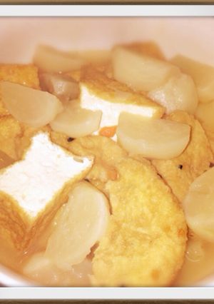 かぶと厚揚げの煮物♪麺つゆで簡単和食♪-レシピのメイン写真