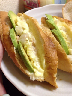 エビアボガドパン-レシピのメイン写真
