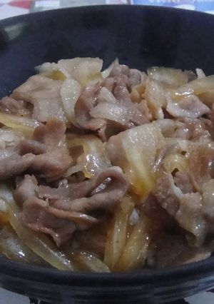 肉飯(니쿠동)-レシピのメイン写真