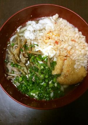 お一人料理　牛すじうどん-レシピのメイン写真