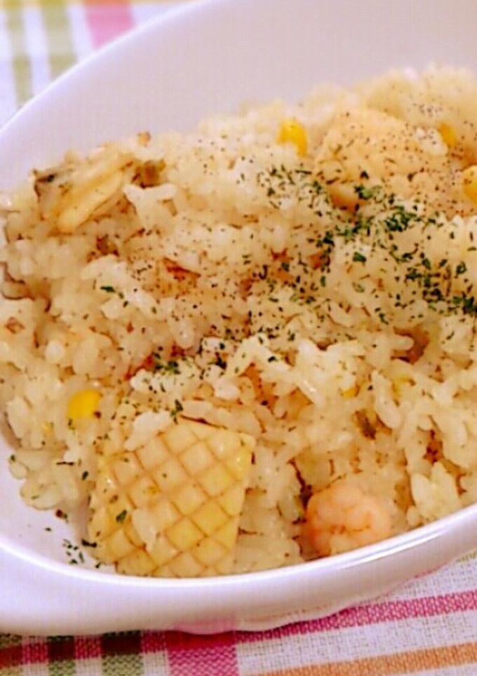 炊飯器で簡単☆シーフードピラフ-レシピのメイン写真