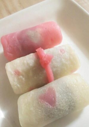 可愛く 桜もち風-レシピのメイン写真