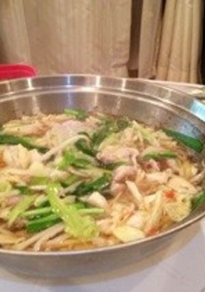 千切りキャベツと豚肉の鍋-レシピのメイン写真