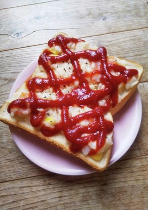 超簡単ポテサラ ケチャップ トースト-レシピのメイン写真