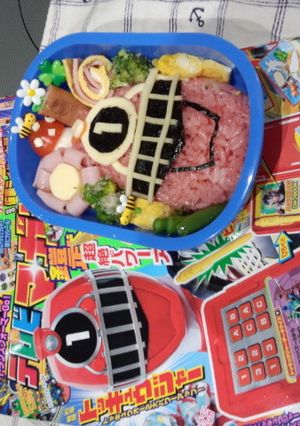 トッキュウジャー弁当-レシピのメイン写真
