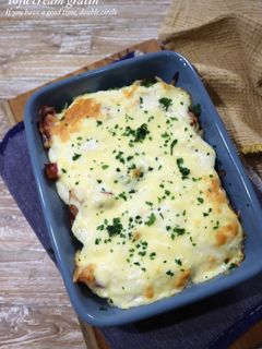 ブロッコリーの豆腐クリームグラタン-レシピのメイン写真