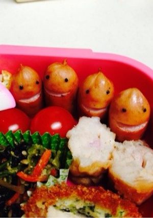 お弁当の見張り番☆簡単キャラ弁-レシピのメイン写真