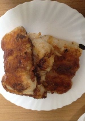 簡単！カリ、モチ肉巻きモチ-レシピのメイン写真