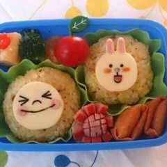 รูปของ LINE☆ムーン＆コニーキャラ弁♪