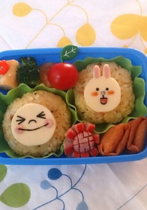LINE☆ムーン＆コニーキャラ弁♪-レシピのメイン写真