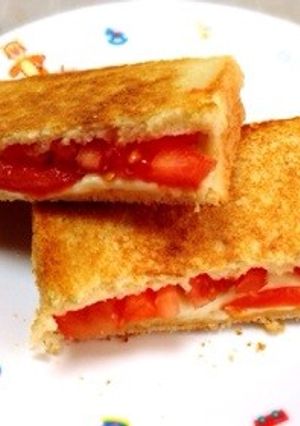 ルクルーゼ蓋利用・フライパンホットサンド-レシピのメイン写真