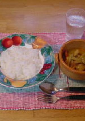 鶏ごぼーカレー-レシピのメイン写真
