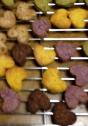 カラフルハートクッキー-レシピのメイン写真