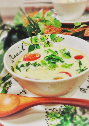 菜の花のミルク茶碗蒸し-レシピのメイン写真