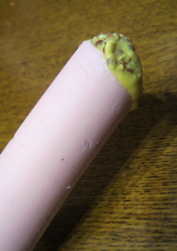 魚肉ソーセージの粒マスタード乗せ-レシピのメイン写真