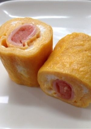 卵焼きin明太ベーコン-レシピのメイン写真