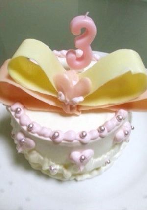 誕生日ケーキ姫系-レシピのメイン写真