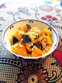 かぼちゃと鶏ミンチの炊いたん^_^-レシピのメイン写真