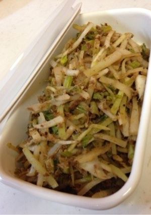 大根葉と鰹節の炒め煮-レシピのメイン写真
