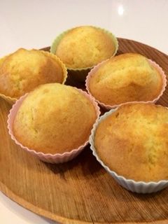 甘さ控えめ!ふわふわプレーンマフィン-レシピのメイン写真