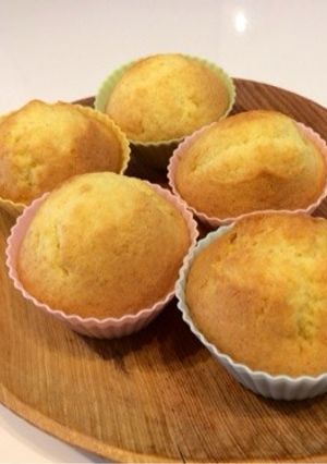 甘さ控えめ!ふわふわプレーンマフィン-レシピのメイン写真