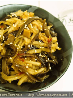 麻辣黑菇醬炒豆薯.柯媽媽の植物燕窩-レシピのメイン写真