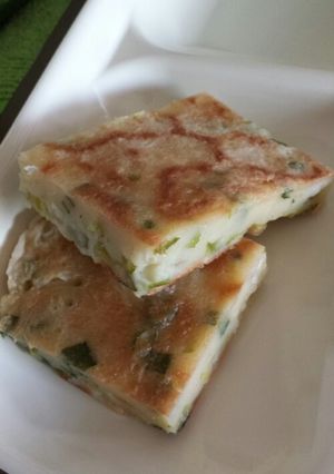 もちもち簡単ねぎだけ焼き-レシピのメイン写真