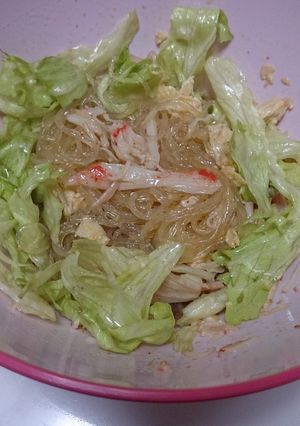 中華風春雨サラダ☆ポン酢で簡単♪-レシピのメイン写真