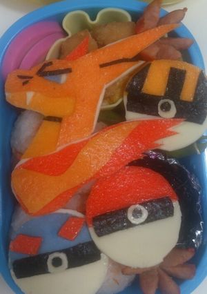 キャラ弁 ポケモン メガリザードンY-レシピのメイン写真