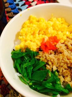 ♡我が家の鶏そぼろ丼-レシピのメイン写真