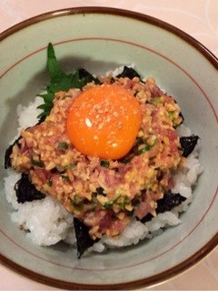 簡単☆ねぎトロ納豆丼-レシピのメイン写真