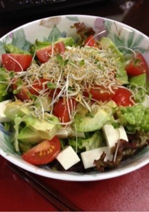 アボカドとお豆腐のサラダ-レシピのメイン写真